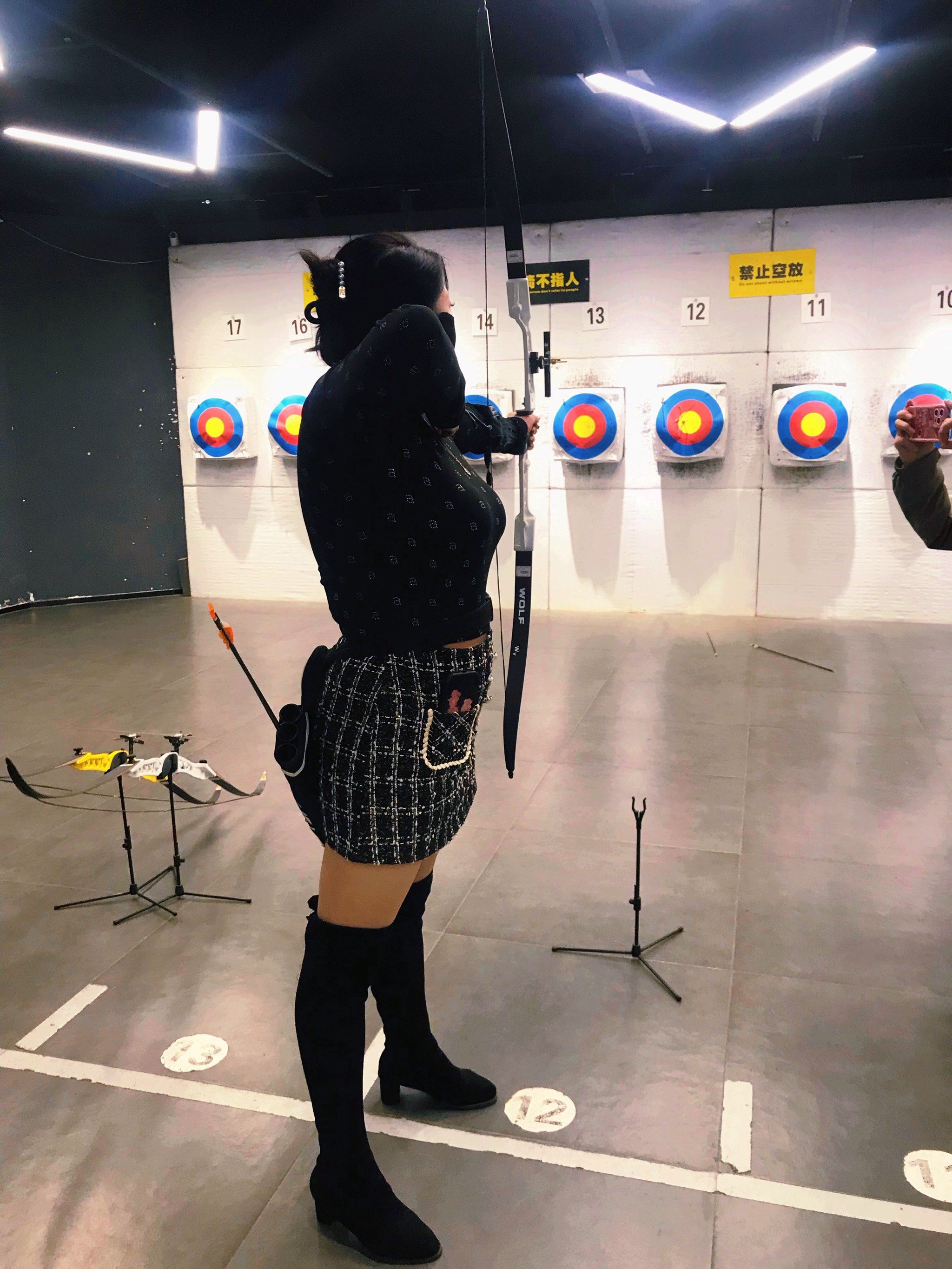 芬兰射箭选手箭术精湛，毫无差错的简单介绍